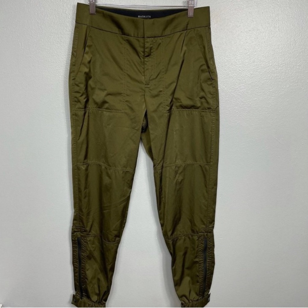 ATHLETA Tortuga Olive Radiant Jogger sz 4
